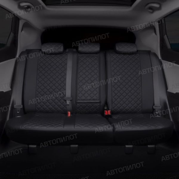 Чехлы Автопилот Экокожа Ромб на Hyundai Porter 2005-2012 г.в. Чехлы Автопилот Экокожа Ромб на Hyundai Porter 2005-2012 г.в.