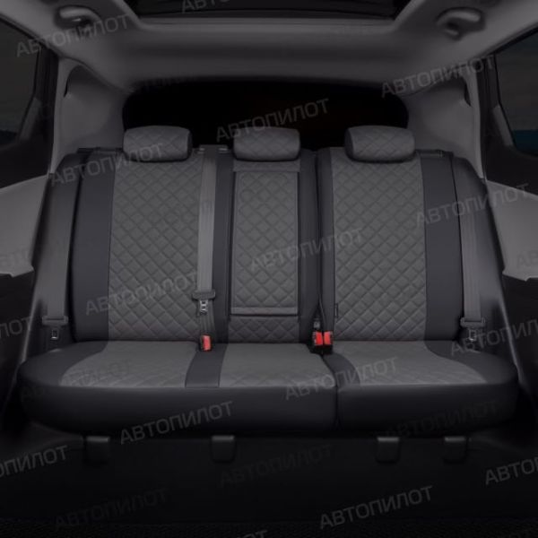 Чехлы Автопилот Экокожа Ромб на Hyundai Porter 2005-2012 г.в. Чехлы Автопилот Экокожа Ромб на Hyundai Porter 2005-2012 г.в.