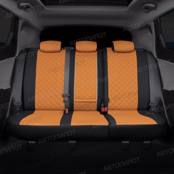 Чехлы Автопилот Экокожа Ромб на Hyundai Porter 2005-2012 г.в. Чехлы Автопилот Экокожа Ромб на Hyundai Porter 2005-2012 г.в.