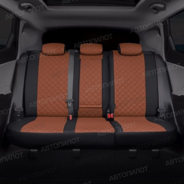 Чехлы Автопилот Экокожа Ромб на Hyundai Porter 2005-2012 г.в. Чехлы Автопилот Экокожа Ромб на Hyundai Porter 2005-2012 г.в.