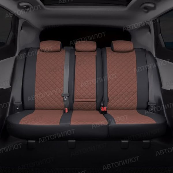 Чехлы Автопилот Экокожа Ромб на Hyundai Porter 2005-2012 г.в. Чехлы Автопилот Экокожа Ромб на Hyundai Porter 2005-2012 г.в.