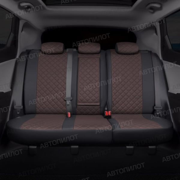 Чехлы Автопилот Экокожа Ромб на Hyundai Porter 2005-2012 г.в. Чехлы Автопилот Экокожа Ромб на Hyundai Porter 2005-2012 г.в.