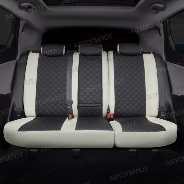 Чехлы Автопилот Экокожа Ромб на Hyundai Porter 2005-2012 г.в. Чехлы Автопилот Экокожа Ромб на Hyundai Porter 2005-2012 г.в.