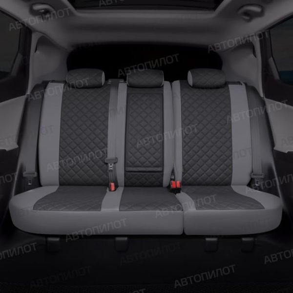 Чехлы Автопилот Экокожа Ромб на Hyundai Porter 2005-2012 г.в. Чехлы Автопилот Экокожа Ромб на Hyundai Porter 2005-2012 г.в.