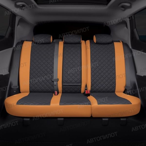 Чехлы Автопилот Экокожа Ромб на Hyundai Porter 2005-2012 г.в. Чехлы Автопилот Экокожа Ромб на Hyundai Porter 2005-2012 г.в.