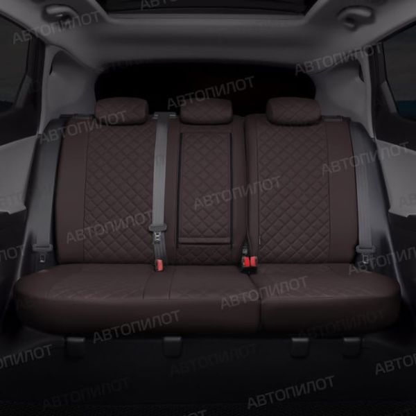 Чехлы Автопилот Экокожа Ромб на Hyundai Porter 2005-2012 г.в. Чехлы Автопилот Экокожа Ромб на Hyundai Porter 2005-2012 г.в.