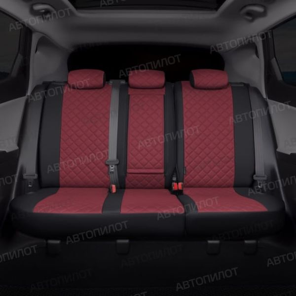 Чехлы Автопилот Экокожа Ромб на Hyundai Porter 2005-2012 г.в. Чехлы Автопилот Экокожа Ромб на Hyundai Porter 2005-2012 г.в.