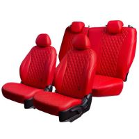 Чехлы Премиум Экокожа Байрон Ромб на Hyundai Getz 2002-2011 г.в. Чехлы Премиум Экокожа Байрон Ромб на Hyundai Getz 2002-2011 г.в.