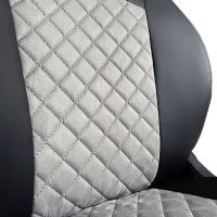 Чехлы Алькантара на Hyundai Getz 2002-2011 г.в. Чехлы Алькантара на Hyundai Getz 2002-2011 г.в.