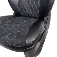 Чехлы Алькантара на Hyundai Getz 2002-2011 г.в. Чехлы Алькантара на Hyundai Getz 2002-2011 г.в.