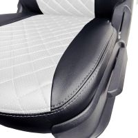 Чехлы Экокожа Ромб на Hyundai Getz 2002-2011 г.в. Чехлы Экокожа Ромб на Hyundai Getz 2002-2011 г.в.